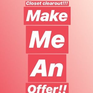 CLOSET CLEAROUT!!!
